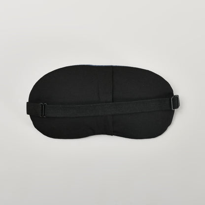 Cute Bunny Plush Eye Mask with Cooling Gel Pad- Blue