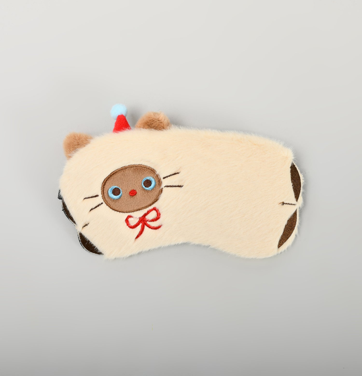Mumuso Cute Plush Eye Mask Removable Gel Pack- Cat Design