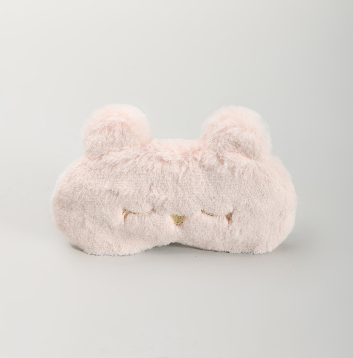 Blissful Plush Cat Sleeping Eye Mask - Pink