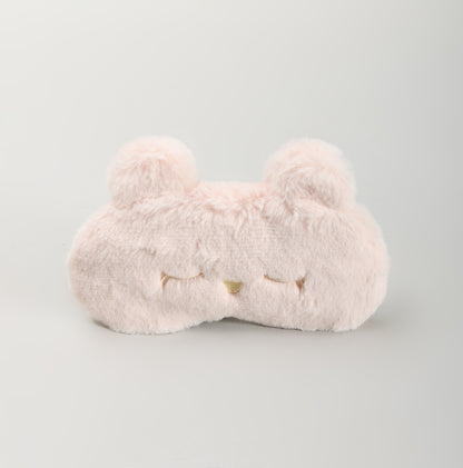 Blissful Plush Cat Sleeping Eye Mask - Pink