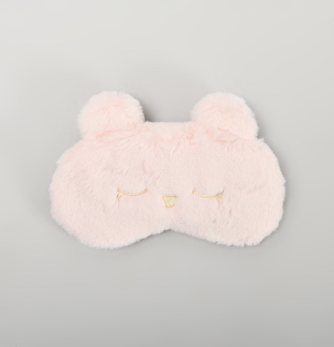 Blissful Plush Cat Sleeping Eye Mask - Pink