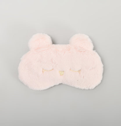Blissful Plush Cat Sleeping Eye Mask - Pink