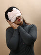 Blissful Plush Cat Sleeping Eye Mask - Pink