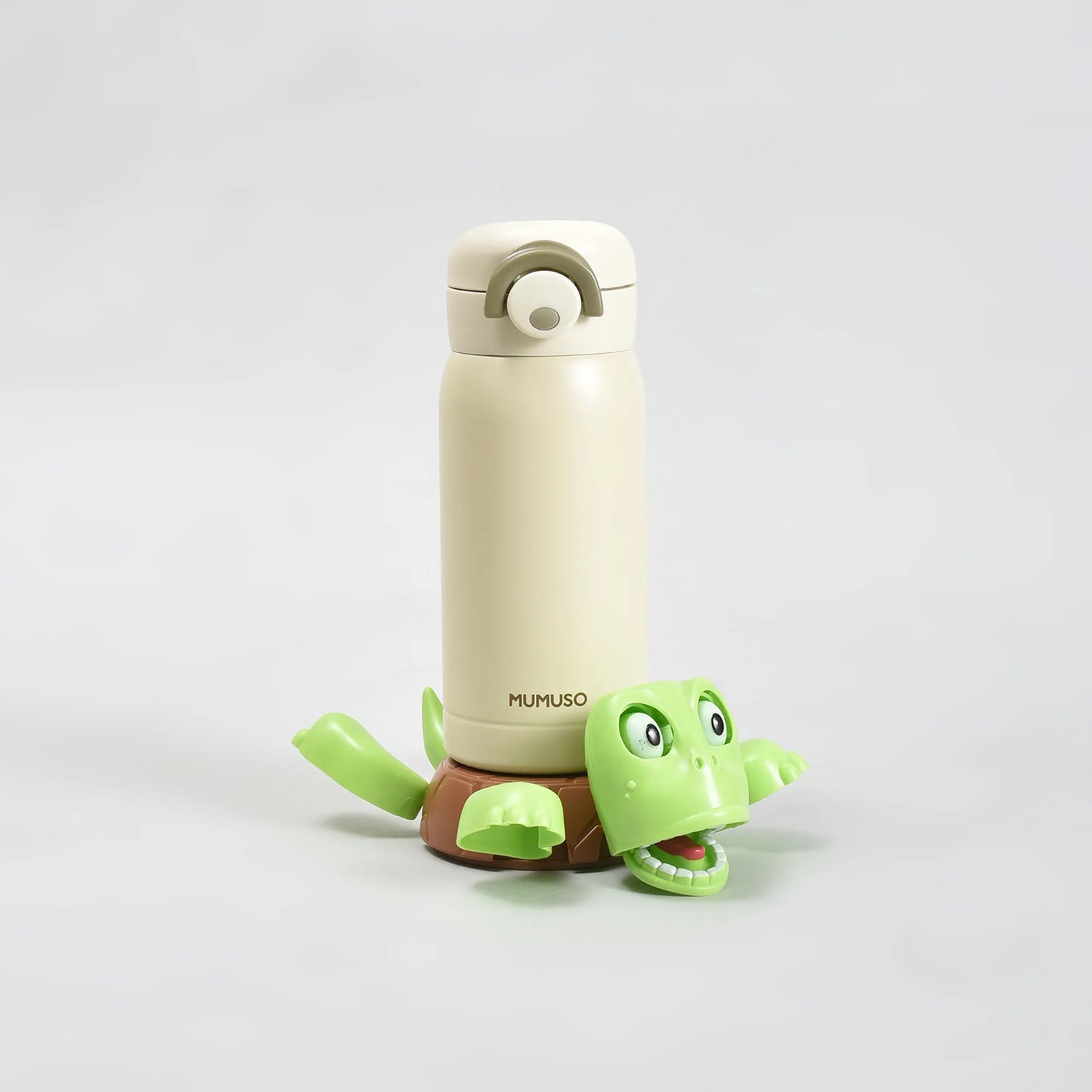Mumuso Ultra cute Turtle-Shaped Coaster — Pink &amp; Green