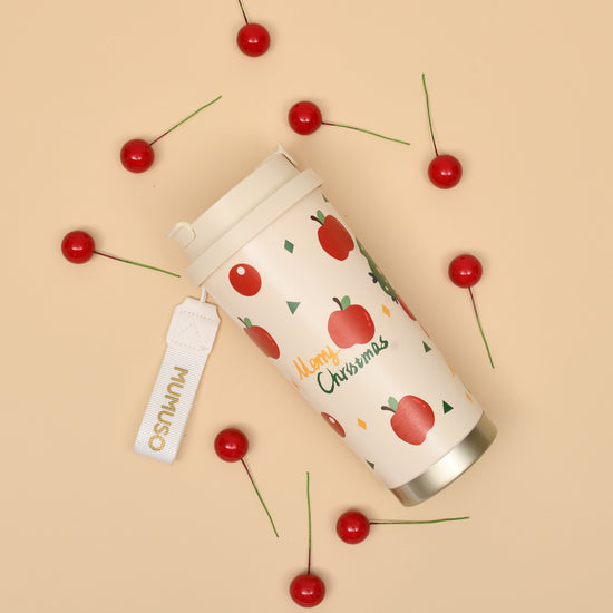 Christmas Dual-Use Insulated Coffee Tumbler (Santa Claus/500 mL)