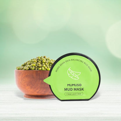 Mung Bean Skin Balancing Mud Mask Mumuso