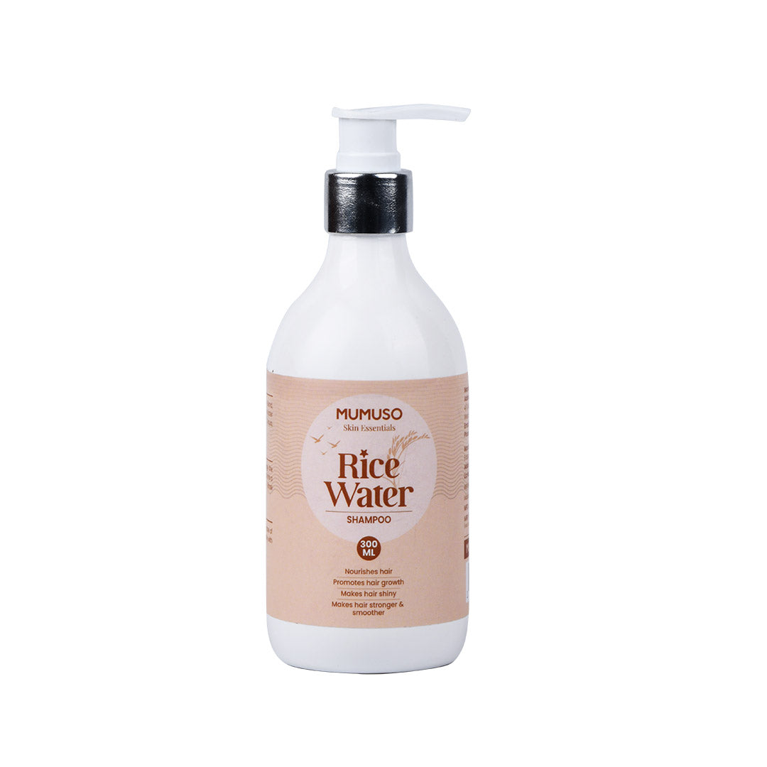 Nourishing Rice Water Shampoo for Hair Repair and Growth Mumuso