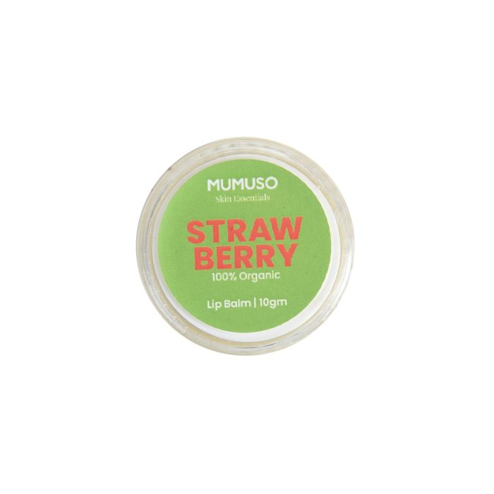 Organic Strawberry Lip Balm Mumuso