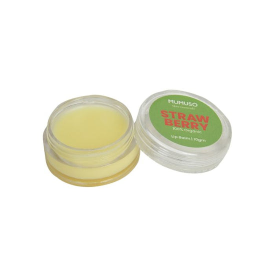 Organic Strawberry Lip Balm Mumuso