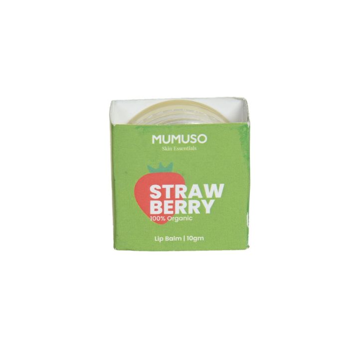 Organic Strawberry Lip Balm Mumuso