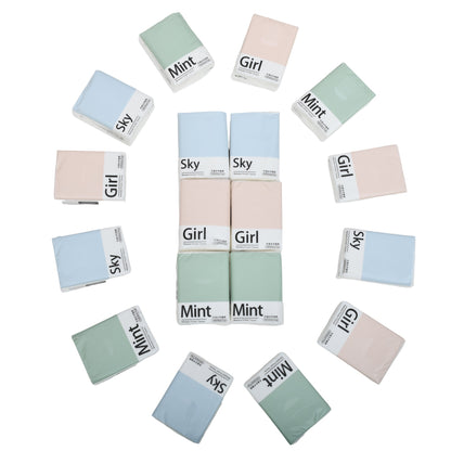 Perfect for On-the-Go Use Wettable Pocket Tissues - White Mumuso