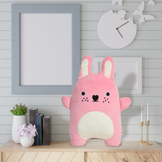 Pink Bunny Plush Toy Mumuso