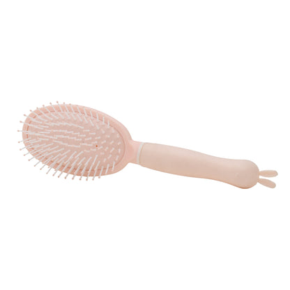 Playful Rabbit Handle Hair Brush - Pink Mumuso