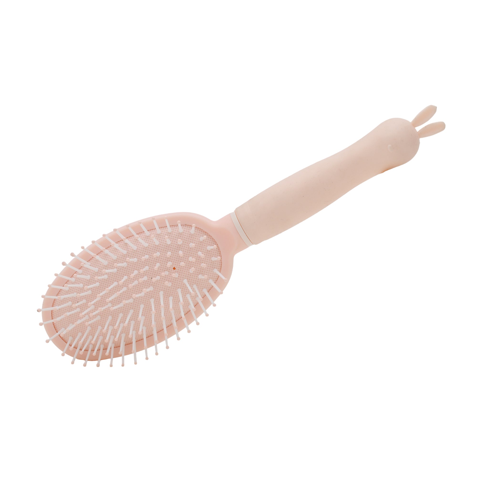 Playful Rabbit Handle Hair Brush - Pink Mumuso