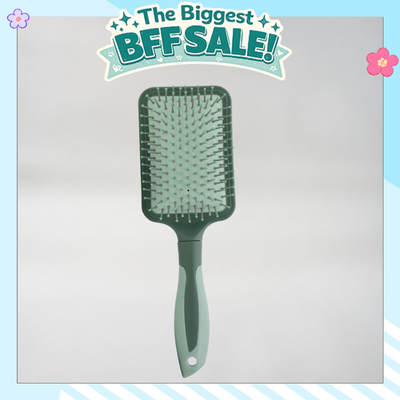 Rectangular Air Cushion Hair Brush - Green