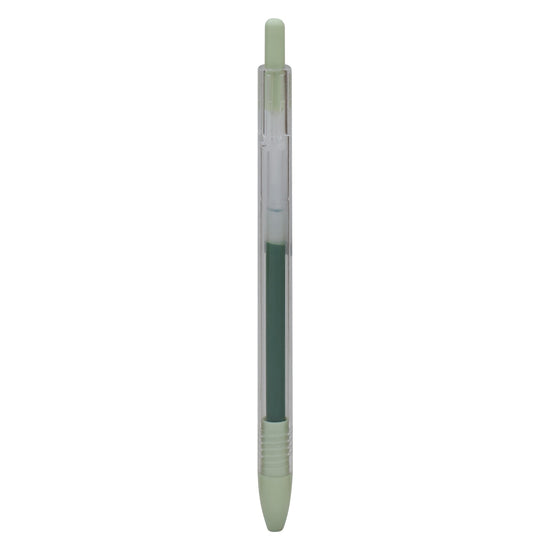 Retractable Gel Ink Pen – Green Mumuso