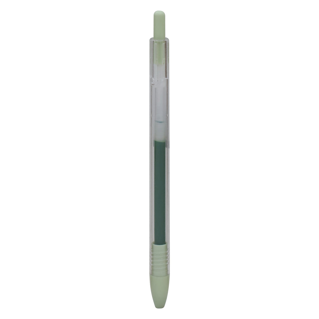 Retractable Gel Ink Pen – Green Mumuso