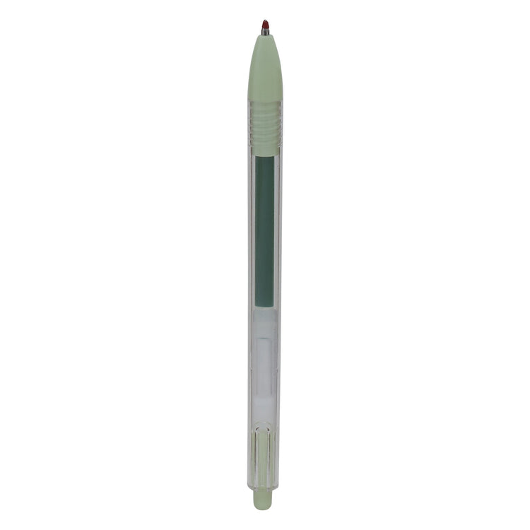 Retractable Gel Ink Pen – Green Mumuso