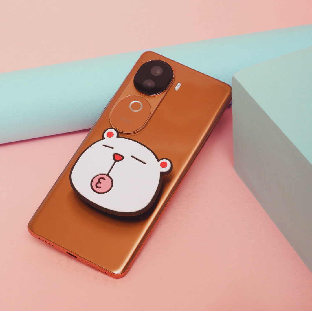 Phone Collapsible Airbag Popsocket– Green Gugu/ White Mumu