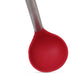 Silicone Ladle With Stainless Steel Handle - Red Mumuso