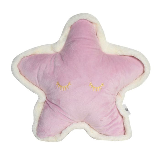 Sleepy Star Plush Pillow - Pink Mumuso