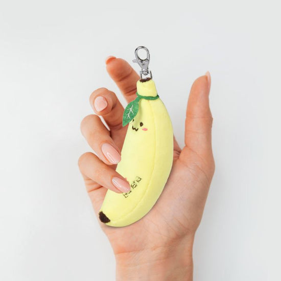 Small Banana Plush Key Chain Mumuso