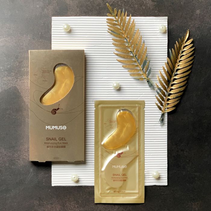 Snail Gel Moisturizing Eye Mask Mumuso