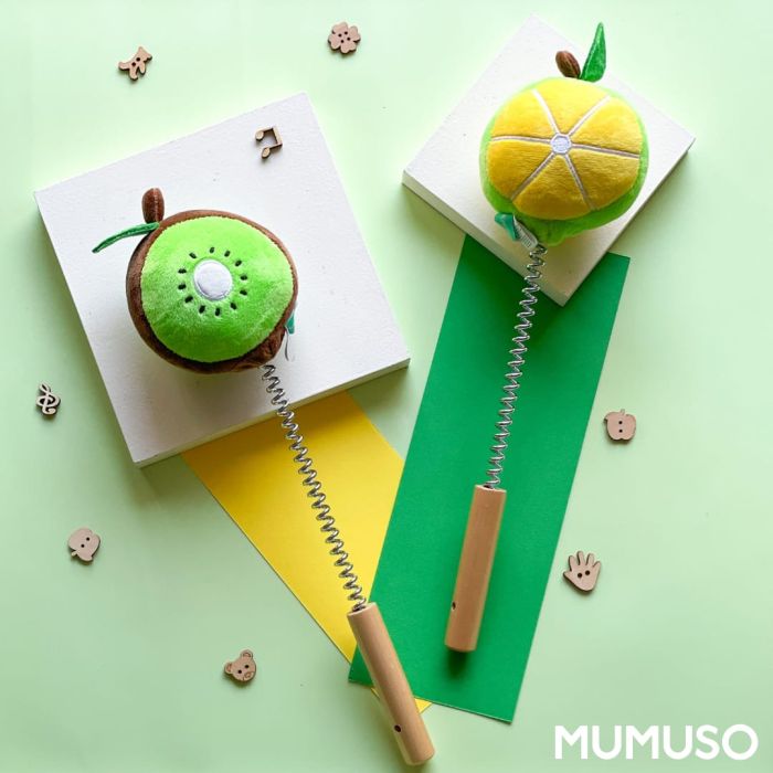 Spring Handle Massage Hammer - Kiwifruit Mumuso