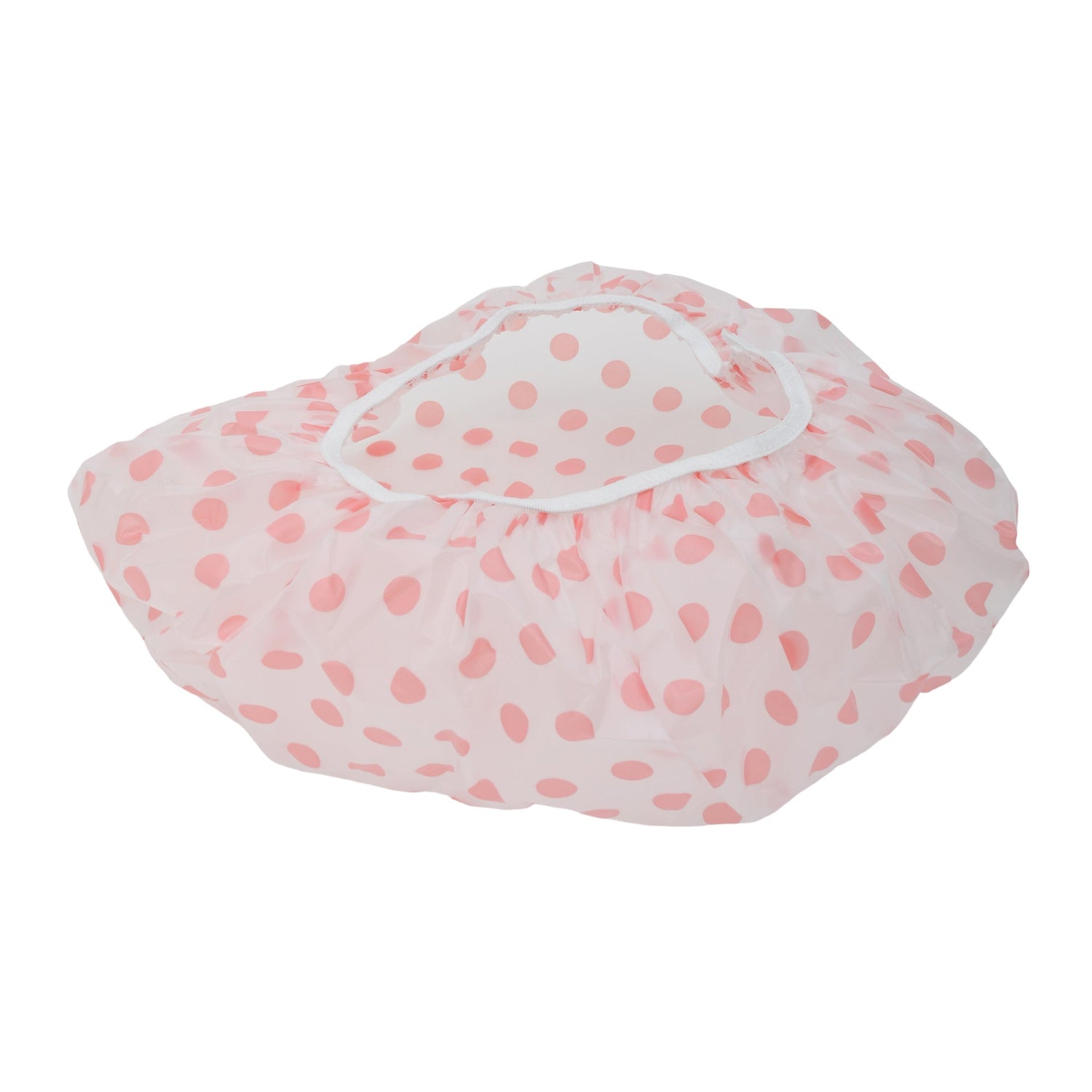 Stay Dry and Stylish with MUMUSO Dotted Shower Cap - 2 Pack Set Mumuso