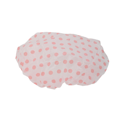 Stay Dry and Stylish with MUMUSO Dotted Shower Cap - 2 Pack Set Mumuso