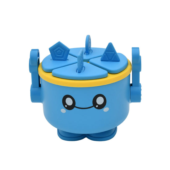 Stylish and Fun -shaped Robot Ice Pop Moulds - Blue Mumuso