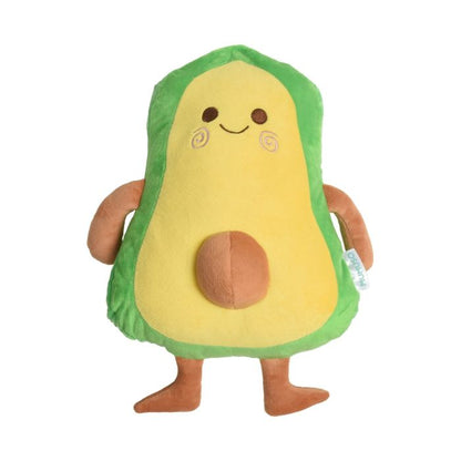 Sweet Smile Avocado Plush Toy - Green &amp; Yellow Mumuso