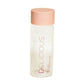 Textured Lid Glass Bottle -300ml/Pink Mumuso