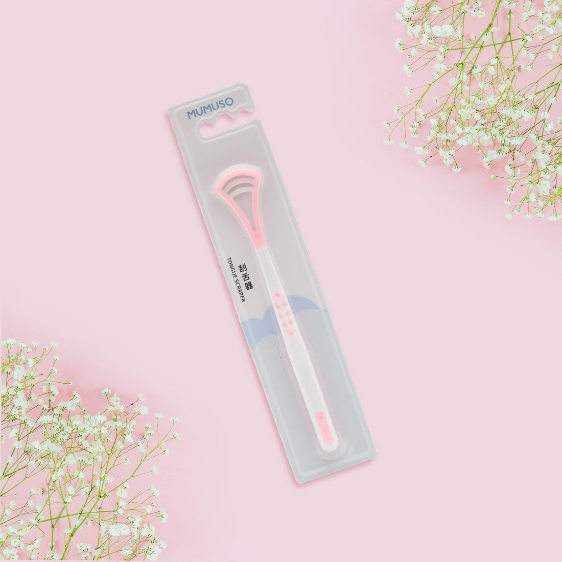 Tongue Scraper - Pink Mumuso