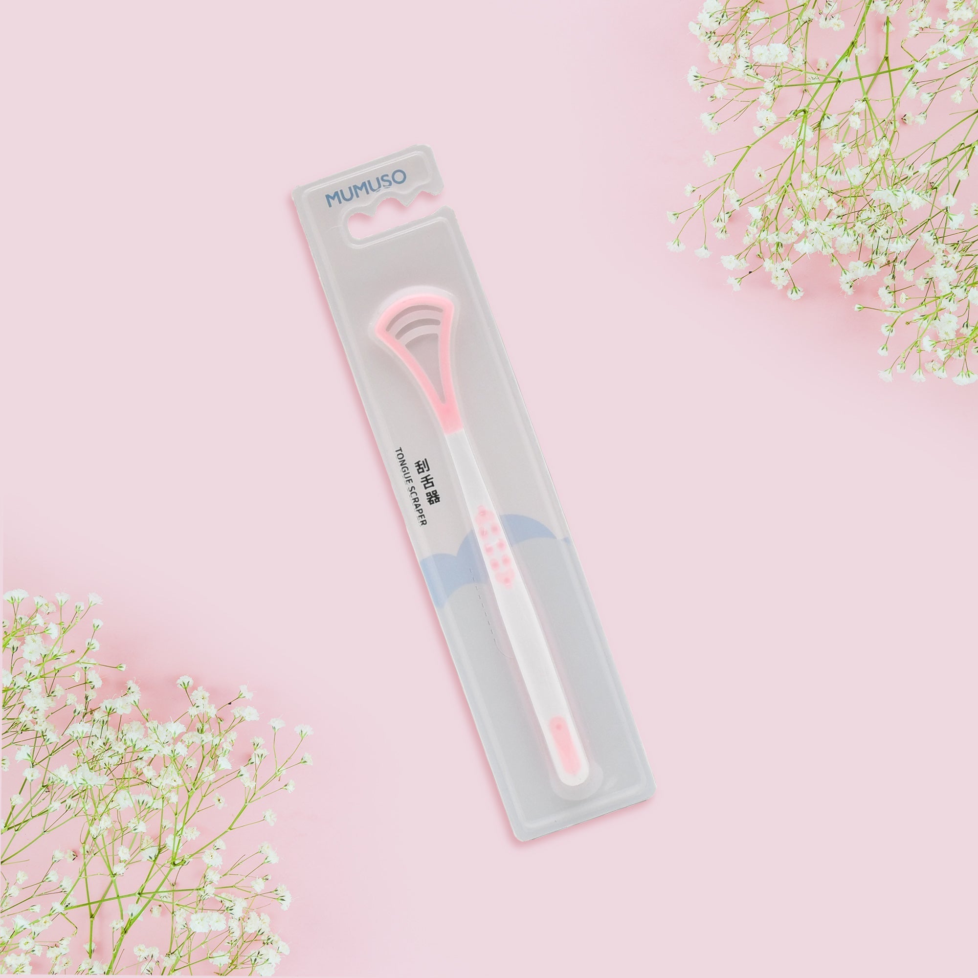 Tongue Scraper - Pink Mumuso