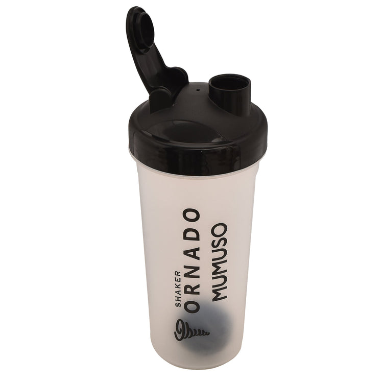 Tornado Shaker Bottle with Blender Ball- Black Mumuso