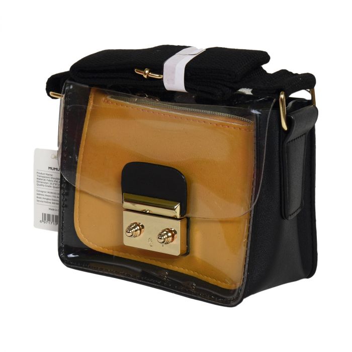 Transparent shoulder clearance bag