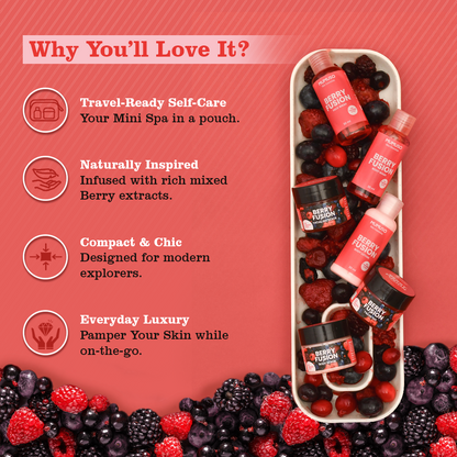 Wanderlust Travel Kit - Berry