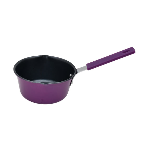 Trendy Saucepan with Silicon Handle - 12 cm/Purple Mumuso