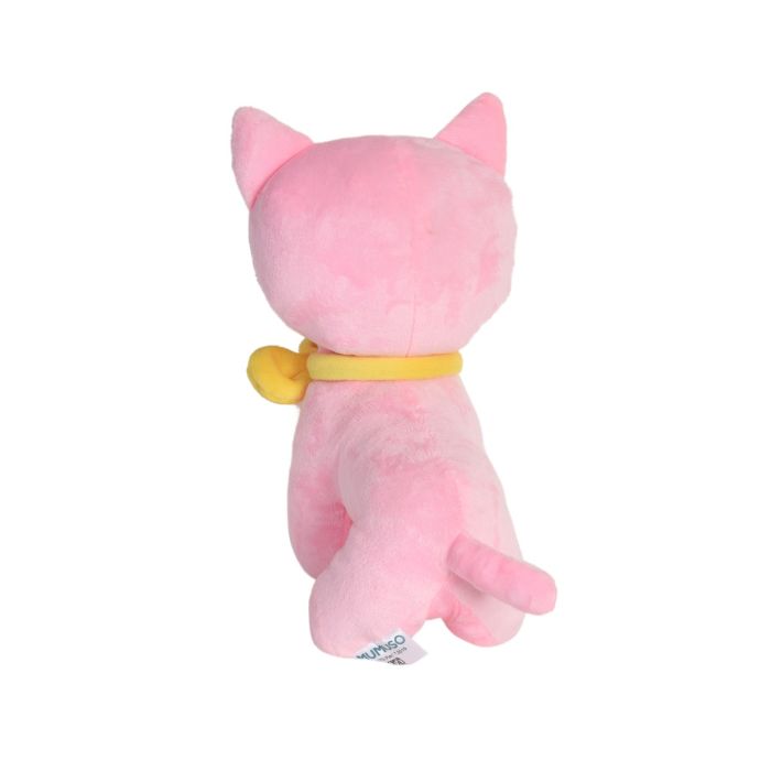 Unique Plush Kitty with Bow - Light Pink Mumuso