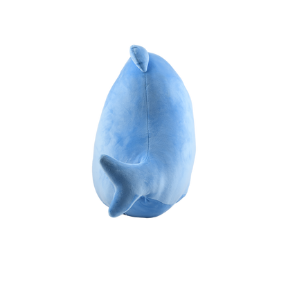 Adorable Fish-Shaped Plush Toy cum Throw Pillow - Globefish/Shark (Blue/Pink)