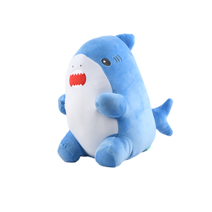 Adorable Fish-Shaped Plush Toy cum Throw Pillow - Globefish/Shark (Blue/Pink)