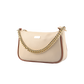 DUAL HANDLE CLASSIC BAG - CREAM & TAN