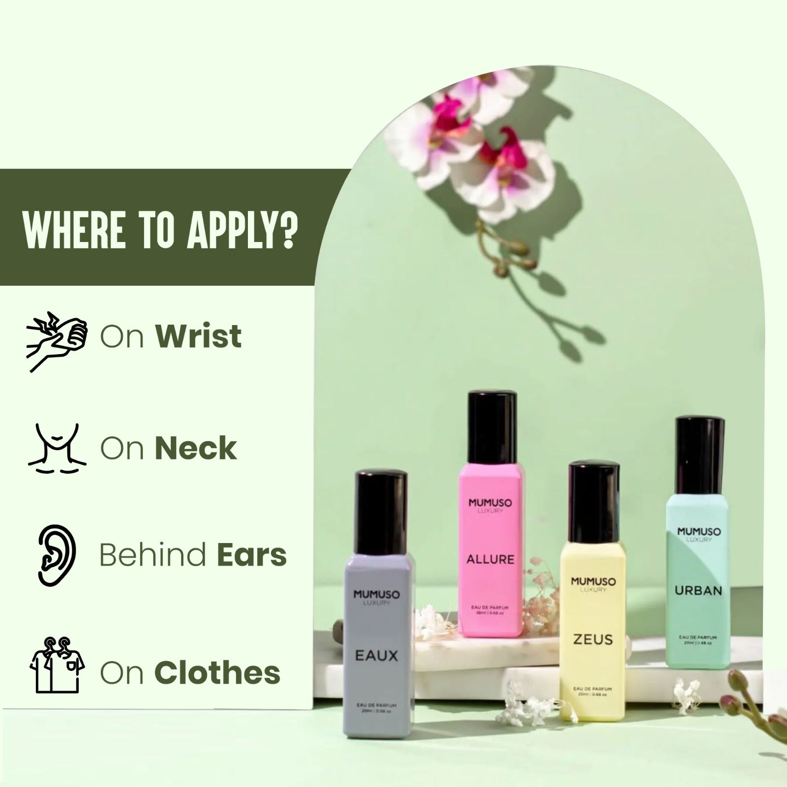 Mumuso Luxury Pocket Mini Perfumes - 20 ml