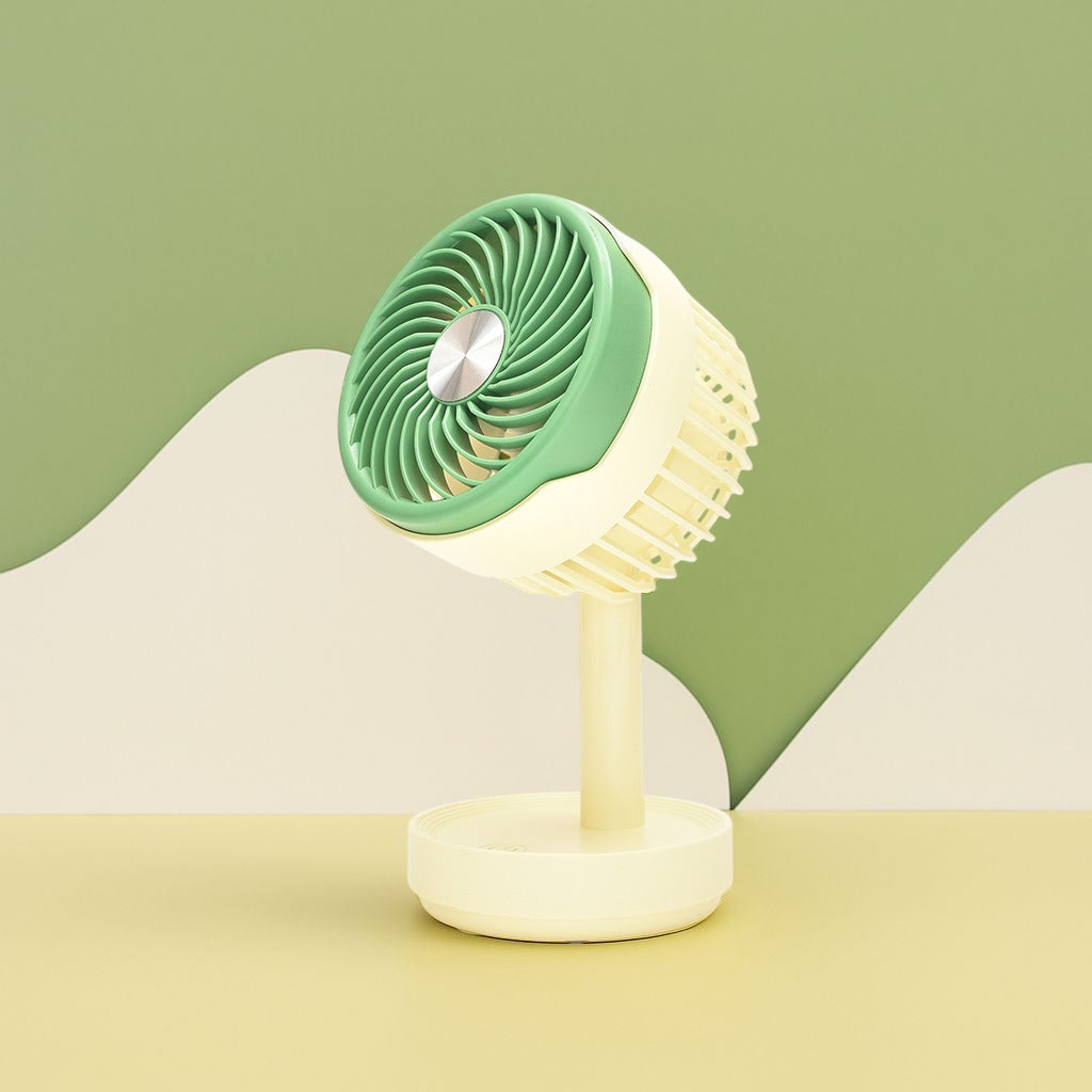 Colour Block Electronic Desk Fan
