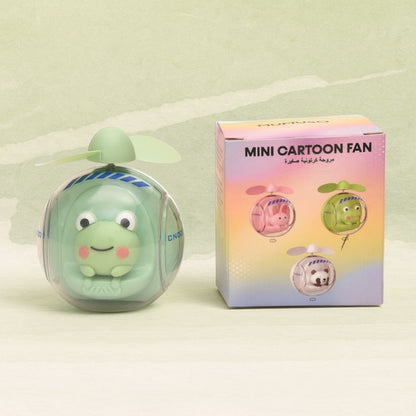 Mini Cartoon Fan- Green
