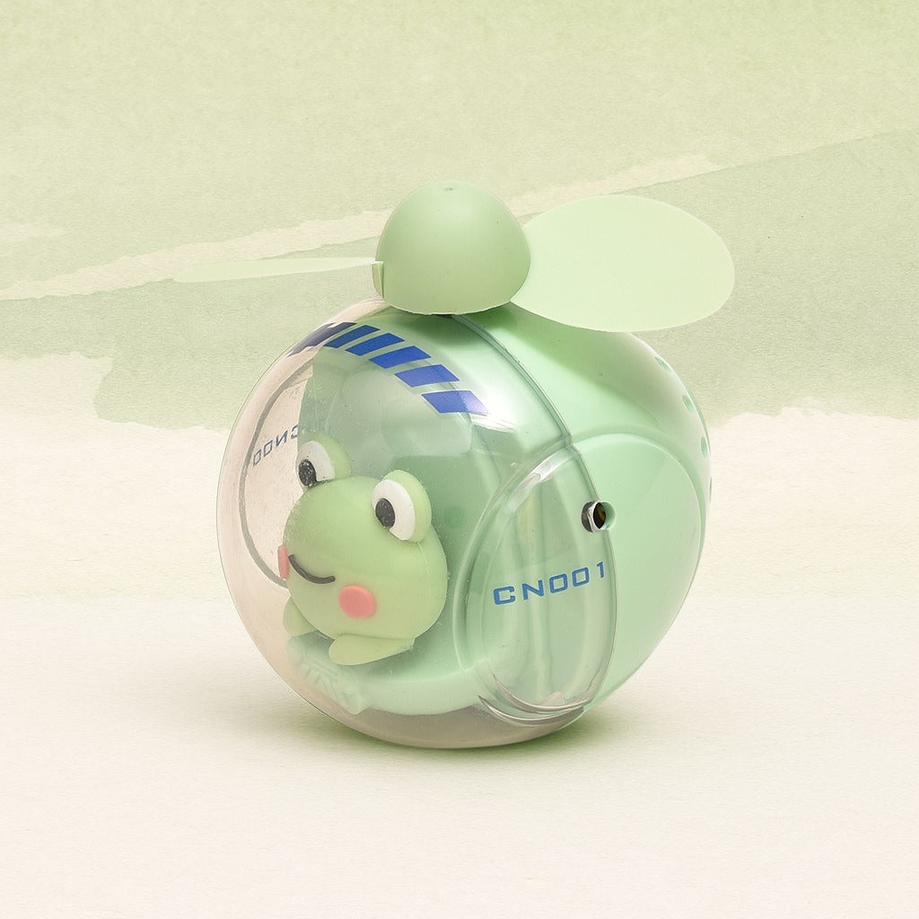 Mini Cartoon Fan- Green