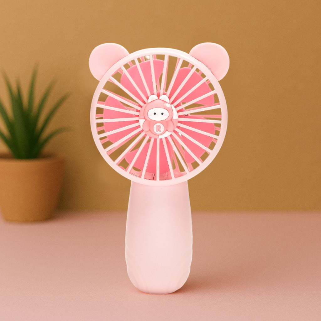 Mini Cute Electric Handheld Fan- Blue/Pink/Green