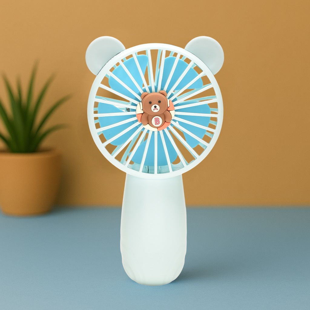 Mini Cute Electric Handheld Fan- Blue/Pink/Green