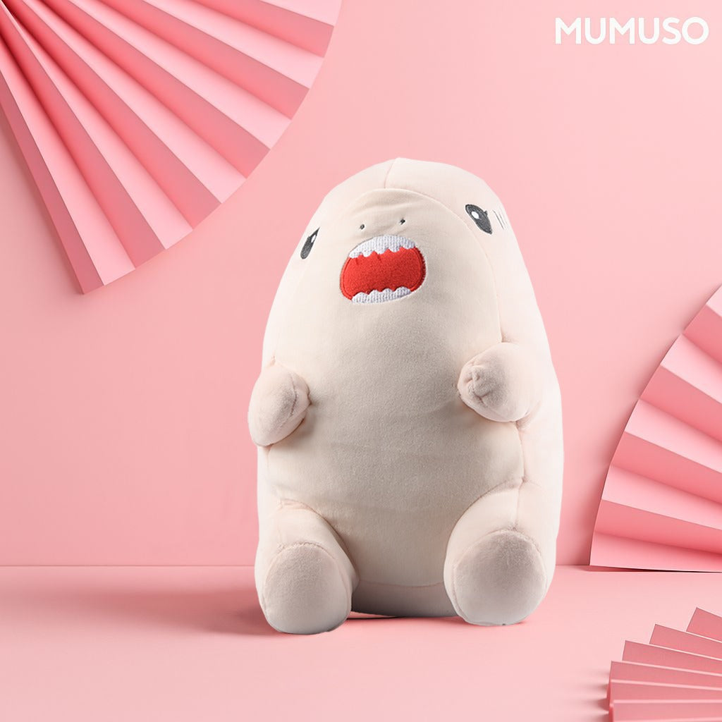 Adorable Fish-Shaped Plush Toy cum Throw Pillow - Globefish/Shark (Blue/Pink)